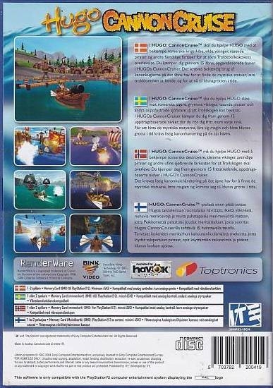 Hugo Cannon Cruise - PS2 (Genbrug)